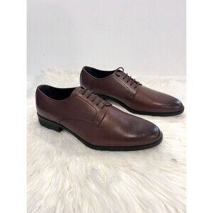 ZARA Men Brown Pointed Toe Lace Up Derby Dress Shoes Size US 11 EUR 44 2400/220